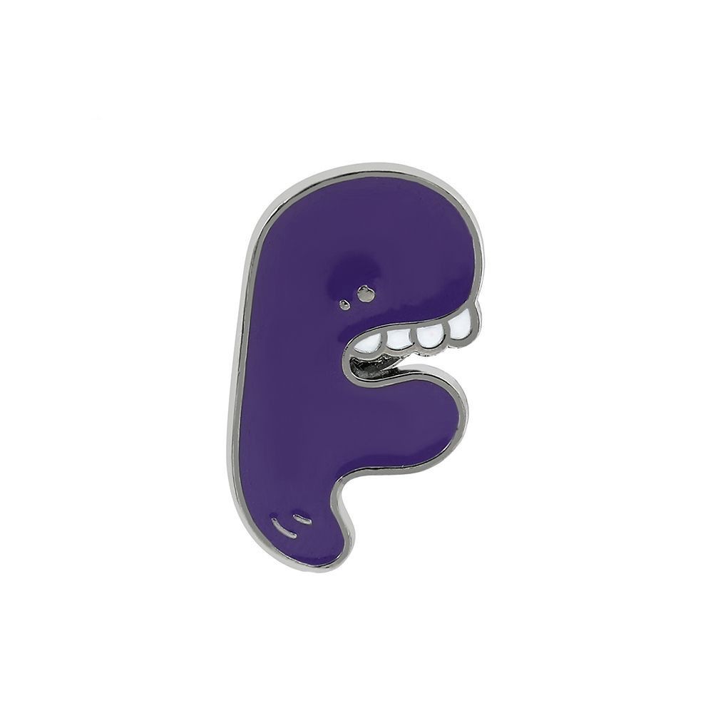 Cute Funny Alphabet Brooches Creative Cartoon Brooch Badges 26 Letter Enamel Pins  Backpack Decor