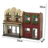 Нетоксичная сцена Moc Игрушка Детская Цветочный Магазин Уличный Пейзаж Город DIY Сборка Строительных Блоков из Мелких Частиц Подарок