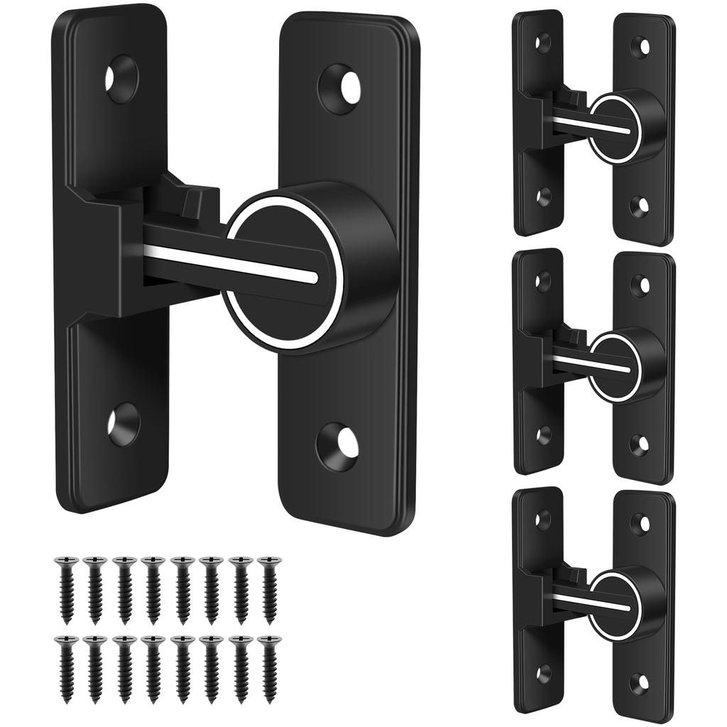 1/2/4Pcs Luminous Door Lock Zinc alloy Sliding Door Latch Lock 90° Window Drawers Cabinet Locks Bolt Hooks Sliding Gate Buckles