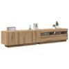 VidaXL TV Stand with LED Lights Artisan Oak Engineered Wood 3329166