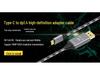 240 Вт Быстрозарядный USB 3.2 Type-C Кабель для Huawei и Apple: Высокоскоростная передача данных 20G и HD-видео