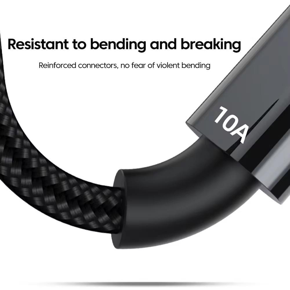 120 Вт 10 А кабель USB Type C для быстрой зарядки для Xiaomi Redmi Note 14 кабель для быстрой зарядки для Samsung Huawei Honor Oneplus POCO OPPO