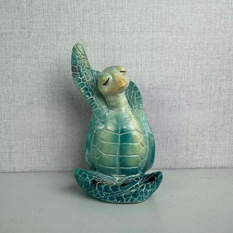 Turtle Meditation and Leisure Decorative ItemsOcean Home and Courtyard Ornaments Meditation Turtle Simulation Ocean