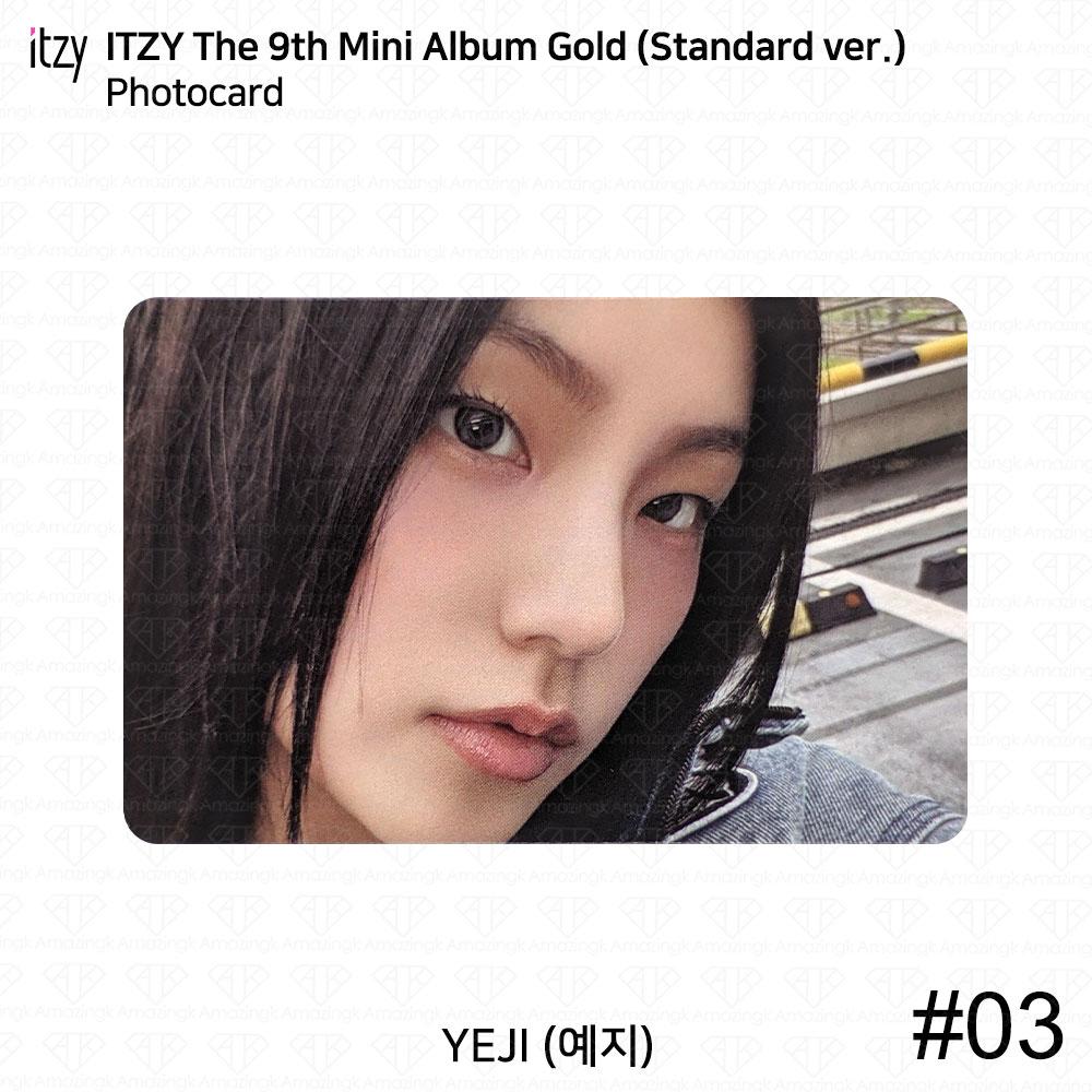 ITZY 9-й мини-альбом gold standard ver официальная фотокарточка открытка постер kpop