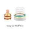 TFM53NCN TIG Welding Torch Kit Glass Cup Collet Gas Lens 1.6mm/2.4mm Welding Nozzle for WP-17/18/26 Argon Arc Welding Torch