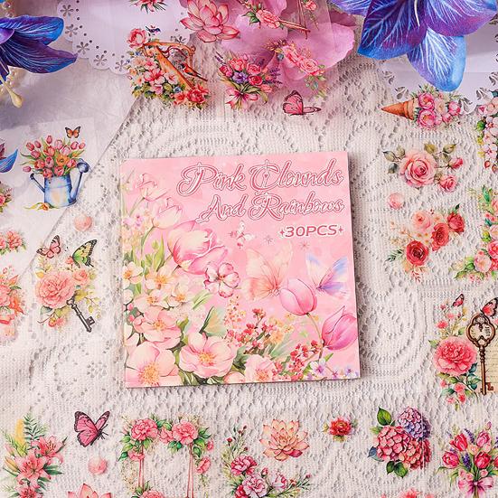 Прозрачные наклейки Книга Разных размеров Простые в использовании наклейки Журналирование Скрапбукинг Коллаж Наклейка Мусор Принадлежности для журналов
