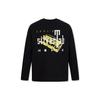Levis Silver Label FW23 с круглым вырезом, свободный крой, длинный рукав, принт, мужская толстовка, черная A6780-0000