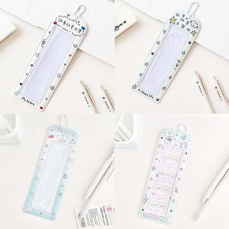 Pvc Po Booth Frames Cartoon Po Booth Album For 2X6 Inch Po Strips Wedding Album Bag Pendant School Stationery