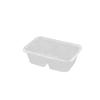 Food Grade Disposable 2-Compartment Meal Prep Containers