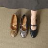 Fashion New Spring/autumn Genuine Leather Women Shoes Mary Jane Shoes Round Toe Shoes for Women Fashion Concise Low Heels Women Pumps