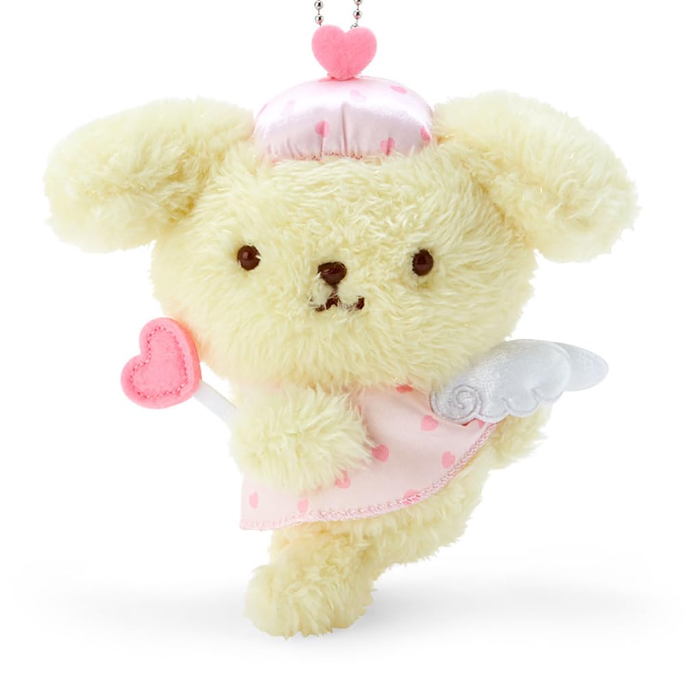Sanrio Pompompurin Mascot Holder 027553 (Dreaming Angel)