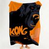 Movie K King K Kong Throw Flannel Throw Blanket Suitable for Sofa Living Room Bedroom