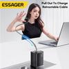 Зарядное устройство Essager 65W GaN с выдвижным кабелем PD Быстрая зарядка для ноутбука Macbook iPhone 16 15 14 Xiaomi Зарядное устройство для телефона Type-C