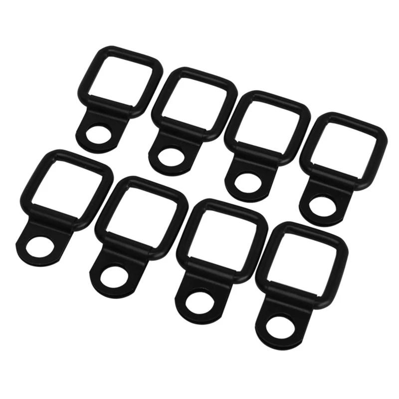 10Pcs Metal Pull Hook Anchor Cargo Tie Down Ring Retainer Fixing for Trailer,rear Box Pull Buckle Hook Modification Parts