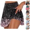 Women's Athletic Stretchy Pleated Tennis Skirts Run Yoga Inner Shorts Elastic Sports Golf Skorts