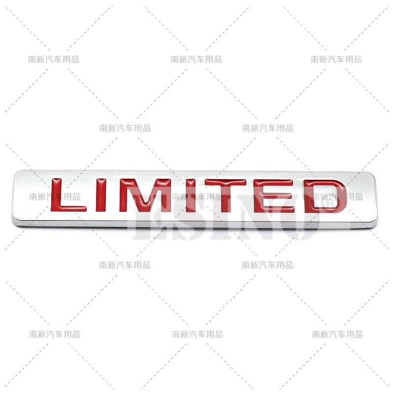 Car Styling 3D Limited Trunk Zinc Alloy Adhesive Emblem Fender Rear Body Tailgate Badge For Jeep Cherokee Compass Wrangler uy1