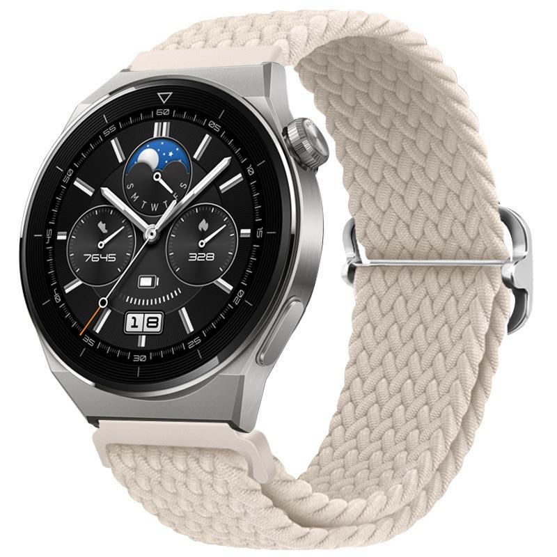 Плетеный ремешок 22 мм 20 мм для Huawei Watch 3/4/GT/5/6/Pro 46 мм Нейлоновый петлевой браслет для Samsung Galaxy Watch 7/6/Classic/5/Pro