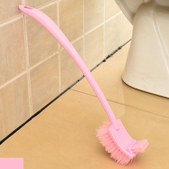 Щетка для чистки унитаза, пластиковая, с длинной ручкой, двухсторонняя, для чистки мертвых углов, мягкая щетина, щетка для унитаза, щетка для чистки швов на полу