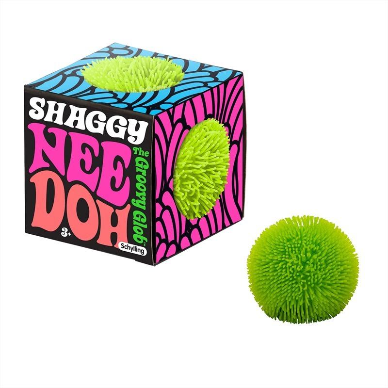 Needoh Шарик-антистресс Fuzz Ball Teenie 3 шт. Мини-игрушка для снятия стресса Сенсорная игрушка The Groovy Glob Мягкий мальтозный Пушистый шарик-антистресс