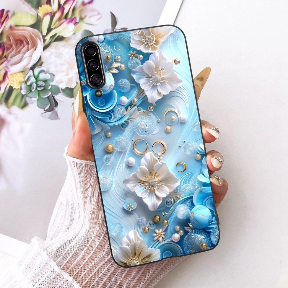 Чехол для Samsung Galaxy A90 5G Силиконовый Милый Модный Цветочный Забавный Расписной Корпус Для Samsung A90 5G SM-A908B SM-A908N SM-A9080