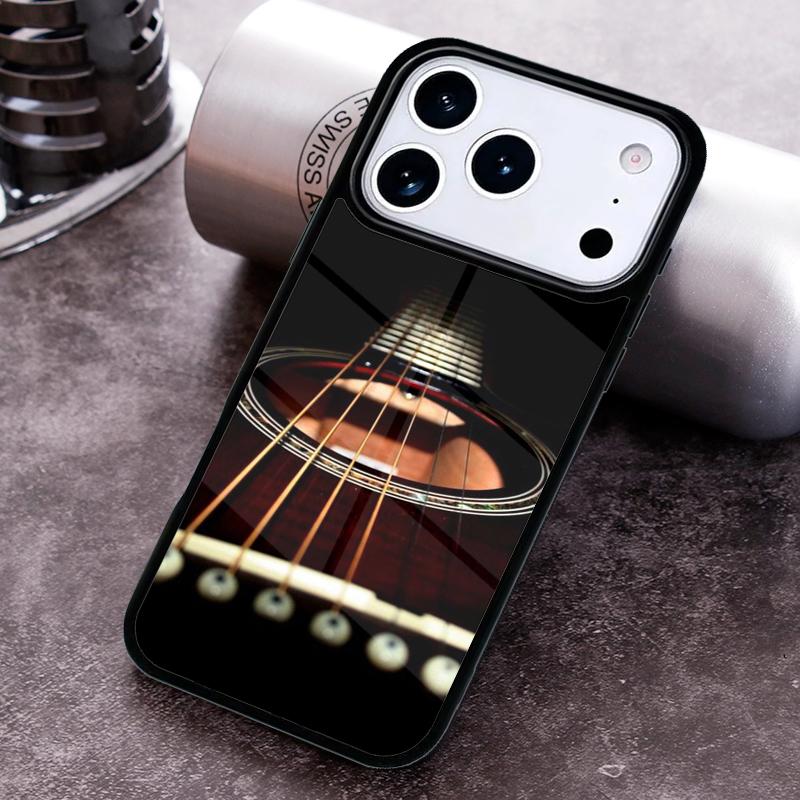 Мягкий чехол для телефона с рисунком музыкальной скрипки и гитары для iPhone 17 16 15 Pro Max Air 14 13 12 11 Plus Ударопрочный чехол Capa Cover