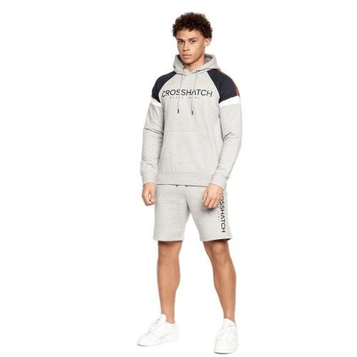 Crosshatch Мужской комплект с капюшоном и шортами Reginald