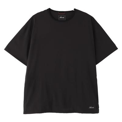 Для улицы и города для мужчин и PLC EXCURSION TEE 2025ss [NANGA] Футболка с коротким рукавом, черная, для влюбленных, для женщин, унисекс, (JP, Алфавит, L, L, ЧЕРНЫЙ)
