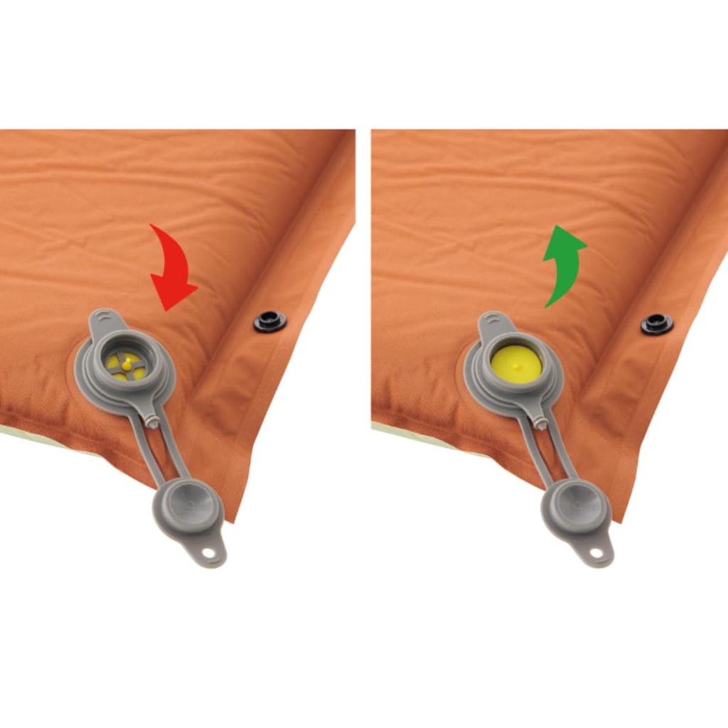 LOGOS Rakuchin High Density Elasticity 55 SOLO 72884171 Camping Air Automatic Extra Thick Use Valve, Self-Inflating Mat, Mat, Inflating,