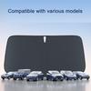 Car Windshield Sun Shade UV-Resistant Universal Fit Simple Installation Foldable Sunshade Reflective Sun Visor Shade