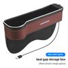 CXVA5 LED Light Car Seat Gap Storage Case Box For BMW M Performance G26 F11 F30 E90 E46 E60 E39 Car Interior Storage Pocket Cup Holder