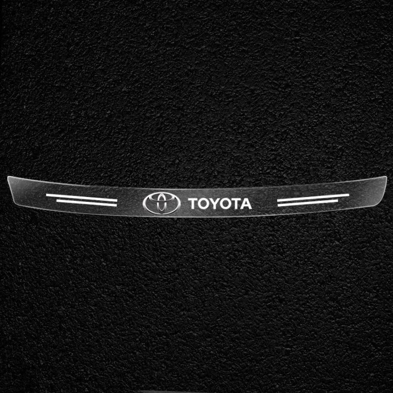 Наклейка на порог автомобиля Защитная пленка от царапин Прозрачная Для Toyota Prado Aqua Hilux Rav4 Camry Prius TRD Venza GR