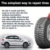 Набор для быстрого ремонта шин QuickFix RapidSeal: 60 шт. Прочные резиновые заглушки для винтов - Легкий DIY герметик для проколов для всех аксессуаров для транспортных средств
