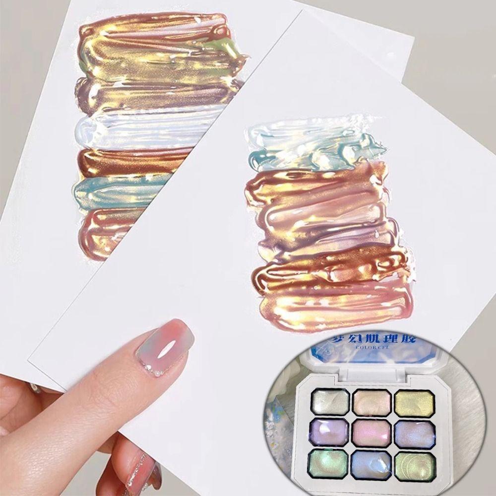 9-цветный Гель-лак Полуперманентная Порошок для Ногтей 2025 Гель-Лак