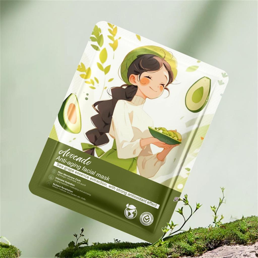 Растительная фруктовая отбеливающая маска омолаживающая маска 25г25мл