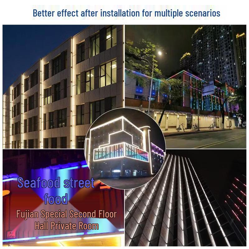 Светодиодная линейная контурная лента Nufeng RGB DMX