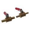 Hose Barb To Hose Barb Ball Valve On-off Controlling or Flow Adjustment of Water, Oil, and Gas