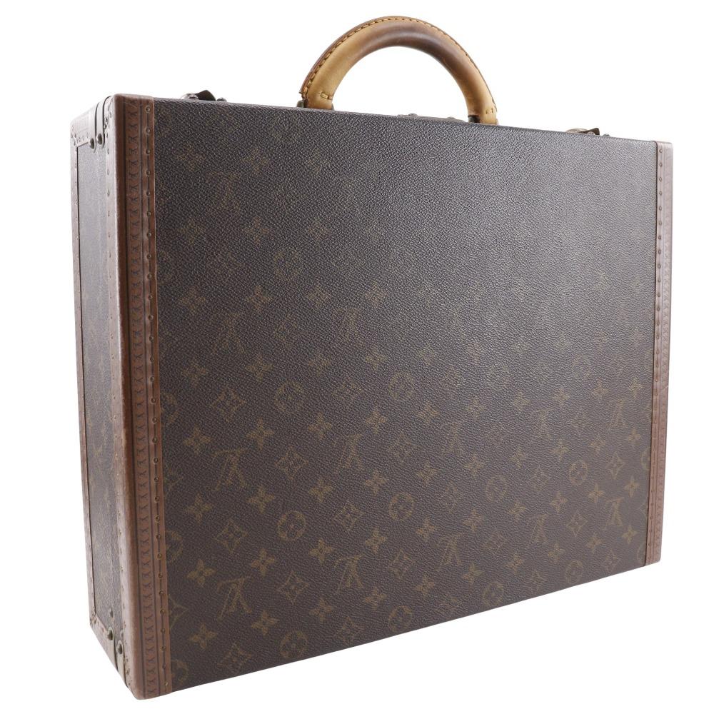 Louis Vuitton Президентский чемодан M53012 винтажный Портфель Коричневый Канва Monogram унисекс Б/у