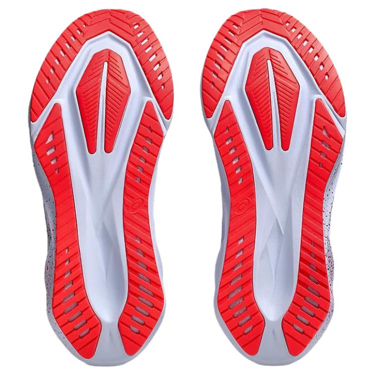 Asics Novablast 5 Удобная Мягкая Амортизация Дышащая Поддержка Повседневные Беговые Кроссовки Мужские Кроссовки Белый Фиолетовый 1011C139-500