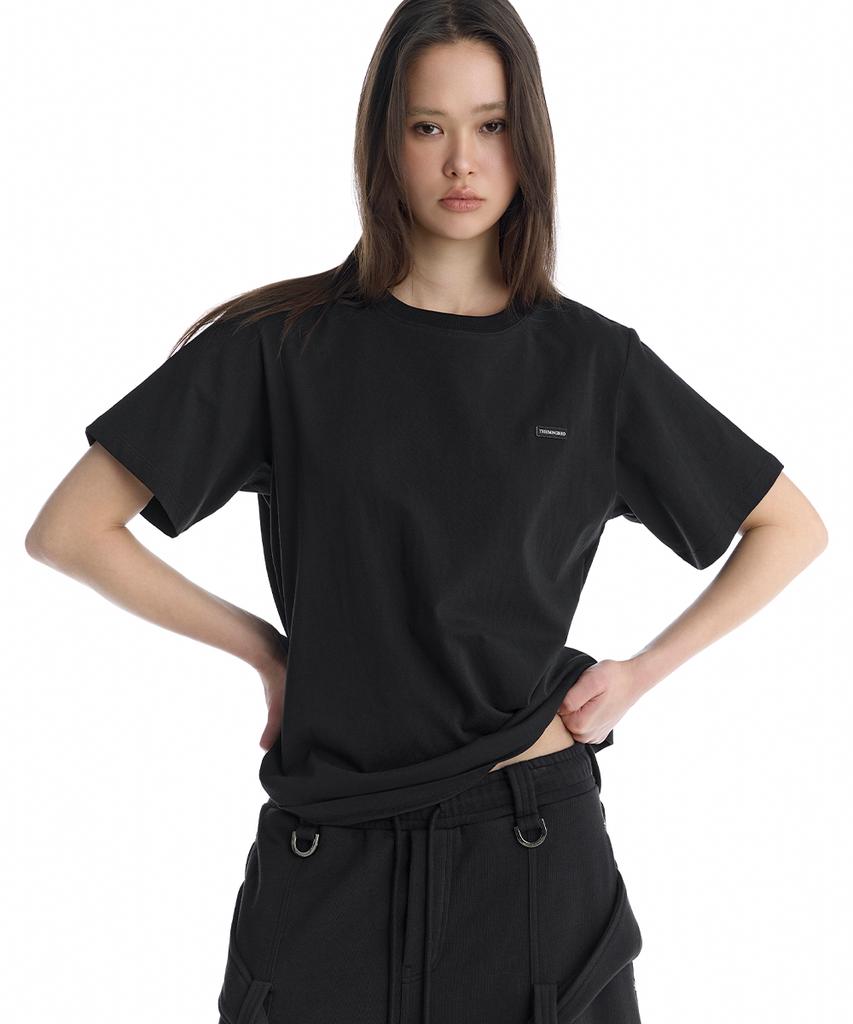 Teulimingbeodeu Базовая футболка Regular Fit [ Черный ]