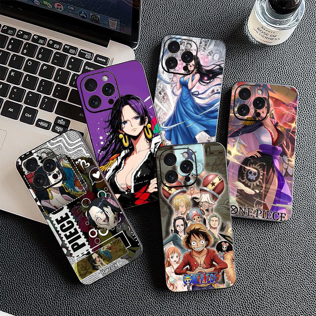 for Apple iPhone 12 13 Pro Max Mini ProMax X XR Air 13Pro XS Phone Cover Soft Case Roronoa Zoro Boa Hancock One Pieces Luffy