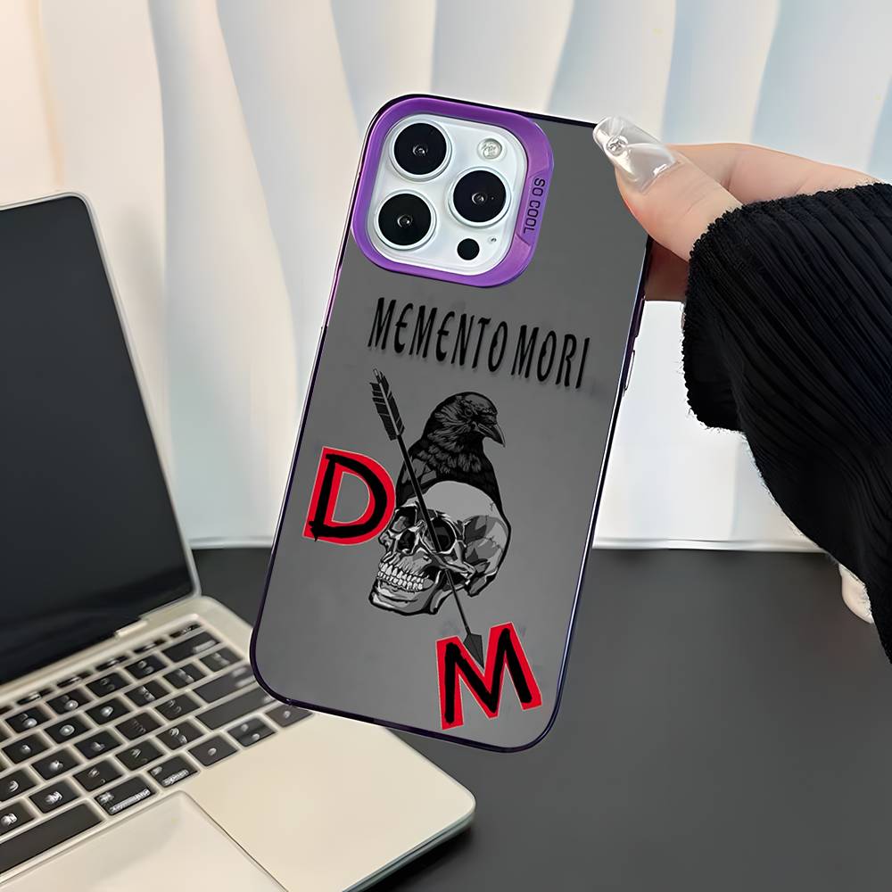 D-Depeche band M-ModeS Purple Matte Shockproof CoverPhone Case For iPhone 17,16,15,14,13,12,11,Pro,XS,Max,Plus,Mini,SE4,E