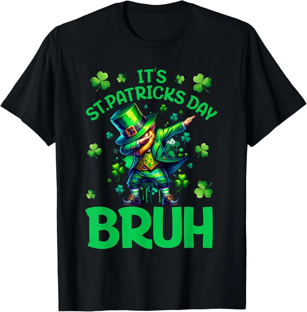Bruh St Patricks Day Saint Patricks Day Leprechaun Unisex T-Shirt