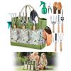 Набор садовых инструментов 9 шт./компл. с сумкой для хранения Мини-садовые инструменты Прочные садовые ручные инструменты из нержавеющей стали для детских игрушек