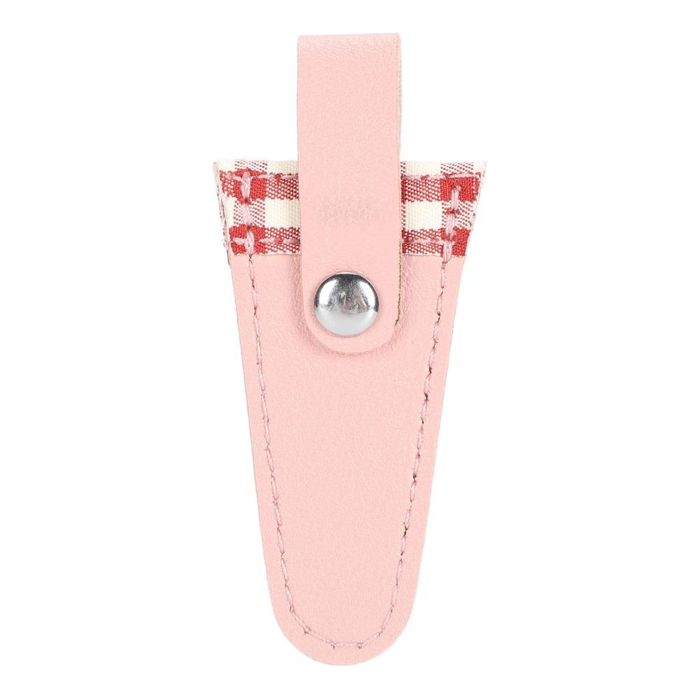 Wine Red Scissors Protective Cover Protective PU Leather Scissors Cover For Sewing