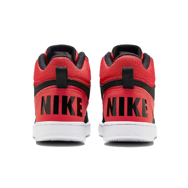 Новые кроссовки Nike Court Borough Mid Черный/Красный GS 839977-002