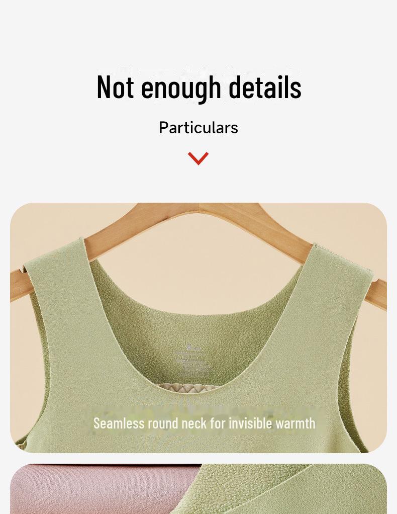 Шелковый кашемировый самонагревающийся жилет-камисоль для женщин