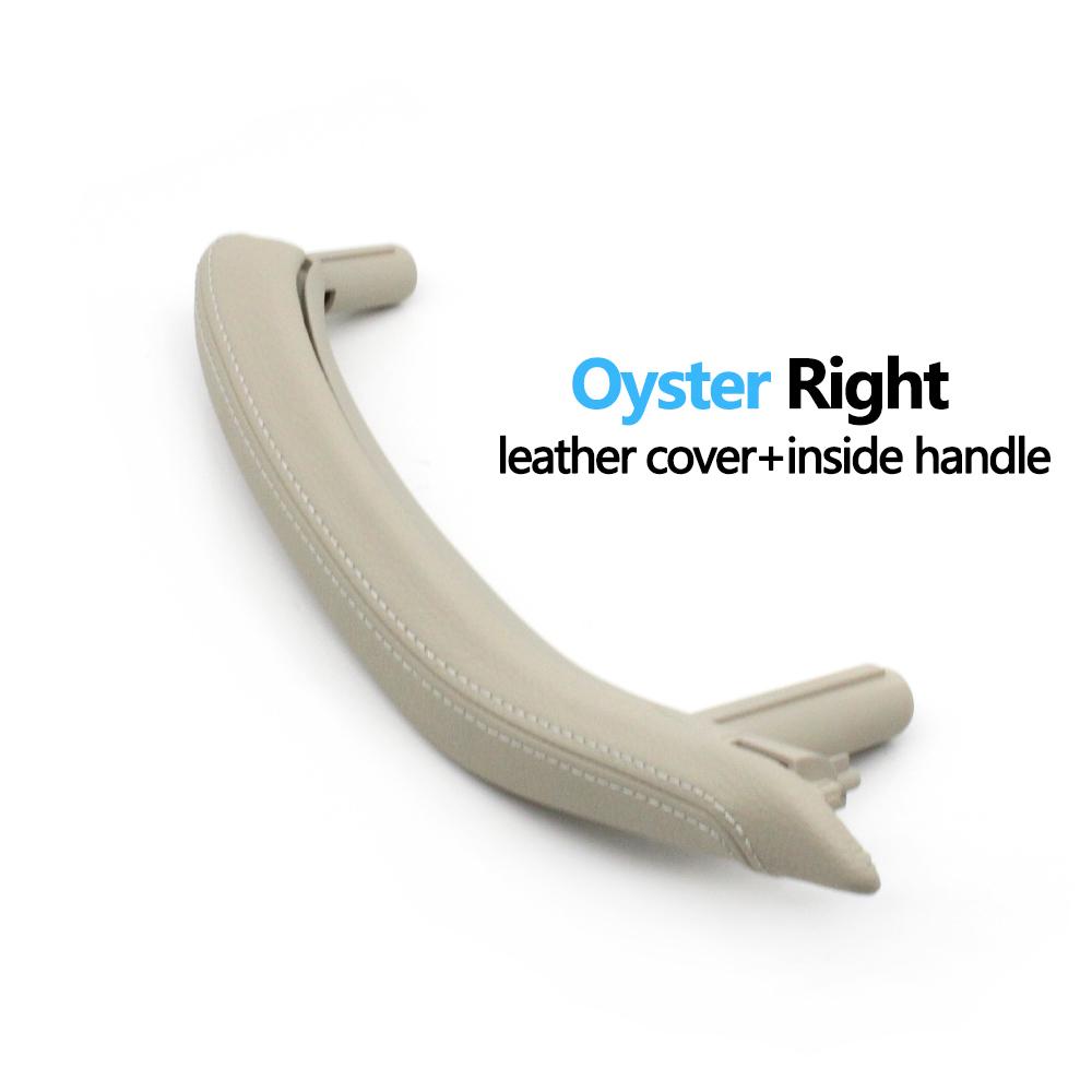 Передняя задняя пассажирская дверь автомобиля, отделка ручки с кожаным внешним чехлом для BMW X5 X6 F15