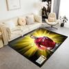 Football Player Action Carpet Design for Entryway Game Room Balcony Dormitory Antislip Carpet Anime Office Decor Best for Christmas