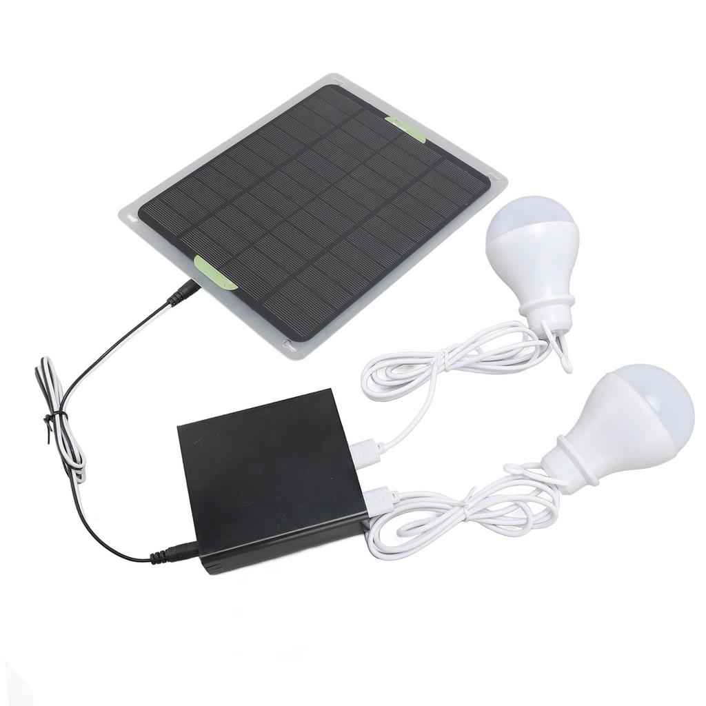 Solar Light Bulbs Outside Portable Outdoor Rechargeable LED Tent Waterproof Camping Lamps