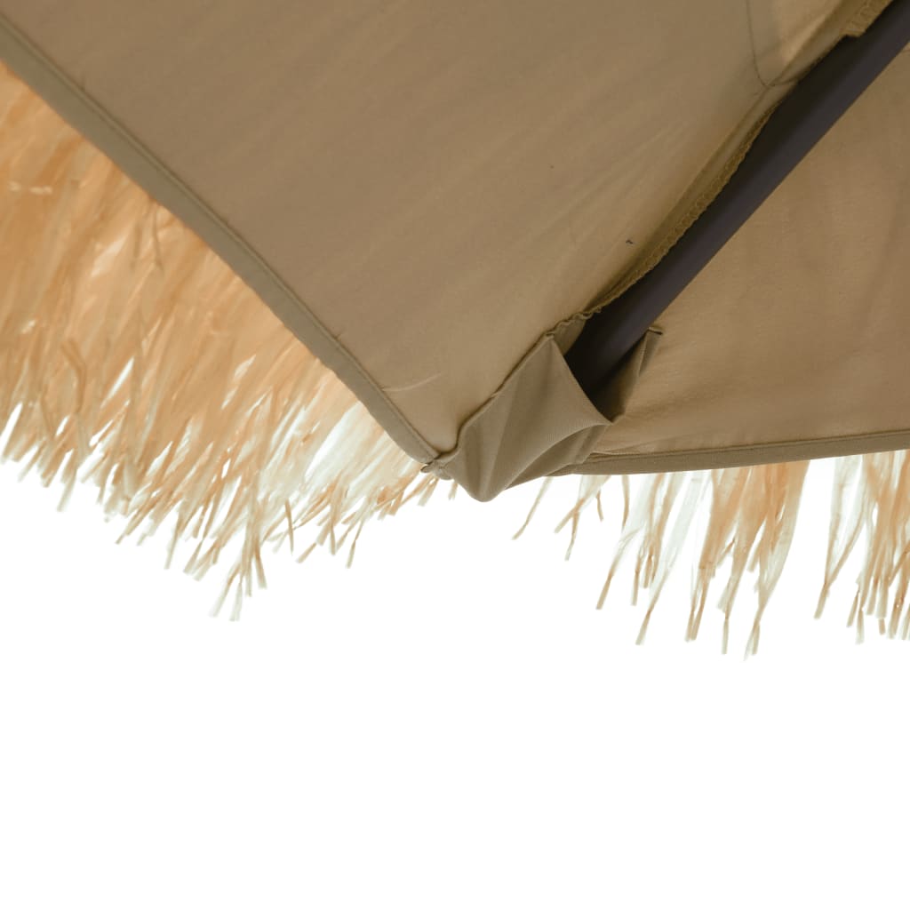 Vidaxl Parasol Ogrodowy Na Stalowym Słupku, Brązowy, 269X269X235 Cm